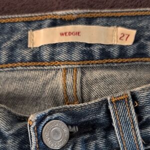 Levi's Blue Denim Jeans with Button Fly